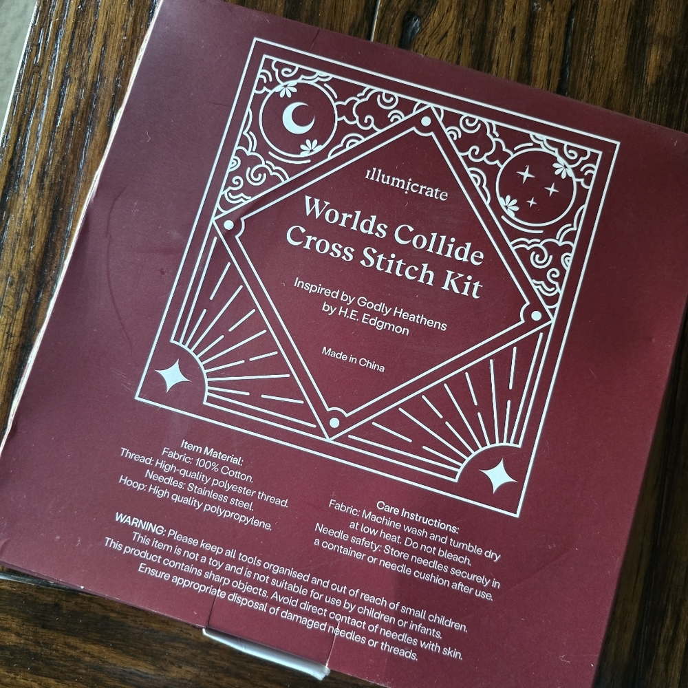 Cross Stitch Kit - Illumicrate Booktok